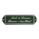 Nameplate with ear equal + frame