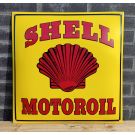 Shell motoroil enamel sign