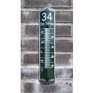 Thermometer with personal text