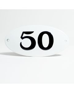 House number oval basic model