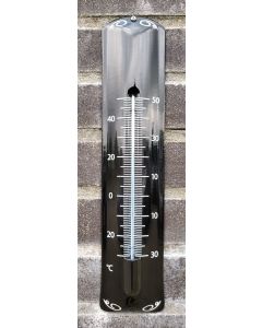 Thermometer deco black