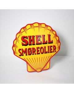 Shell SmØreolier enamel sign