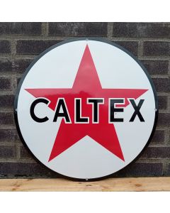 Caltex enamel sign