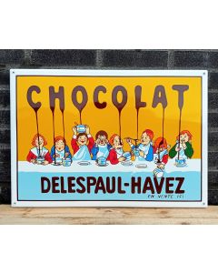 Chocolat Delespaul Havez enamel white