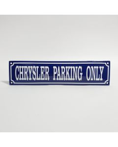 Chrysler parking only