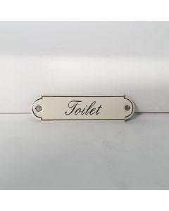 Toilet Classic cursive