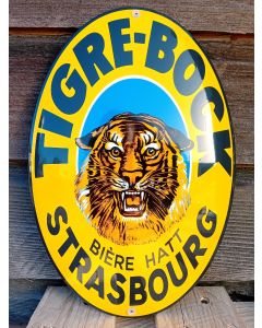 Enamel sign Tigre-Bock Strasbourg