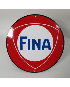 Fina flat enamel sign