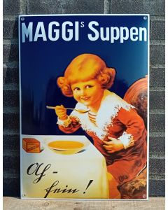 Maggi Suppen enamel sign