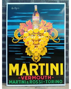 Enamel sign Martini - vermouth & rossi - torino
