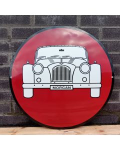 Morgan Motor round red