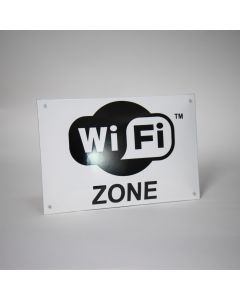 Wifi Zone 30x20cm