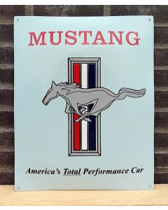 Mustang enamel blue