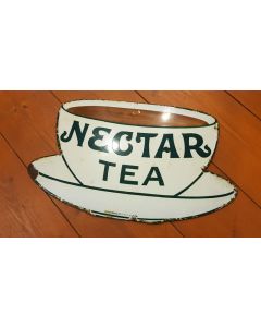 Nectar tea enamel signage