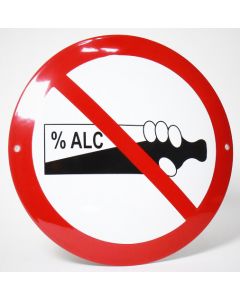 Alcohol prohibited