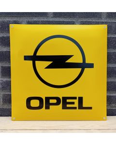 Opel enamel yellow