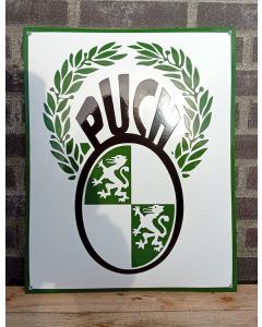 Puch enamel sign