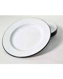 Dinnerware enamel plates set of 5 pieces