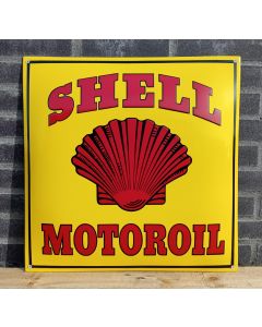 Shell motoroil enamel sign