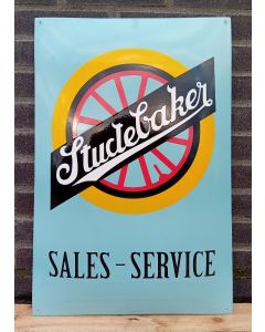 Studebaker sales - service enamel sign