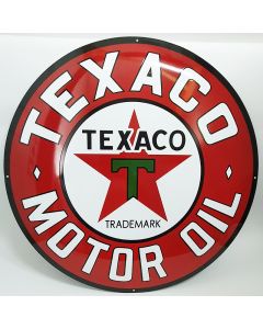 Texaco motor oil large enamel