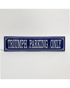 Triumph parking only
