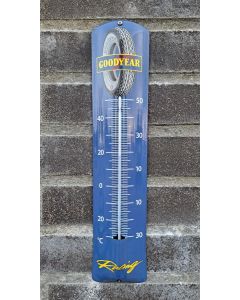 Enamel thermometer Goodyear racing tires