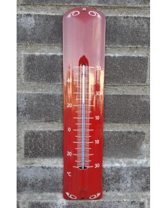 Thermometer deco red