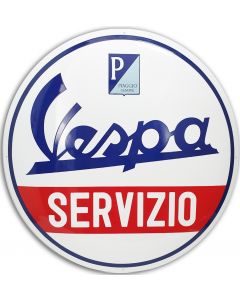 Vespa Servizio large enamel