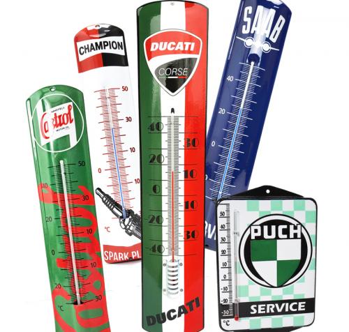 Thermometer with Logos - Automobilia