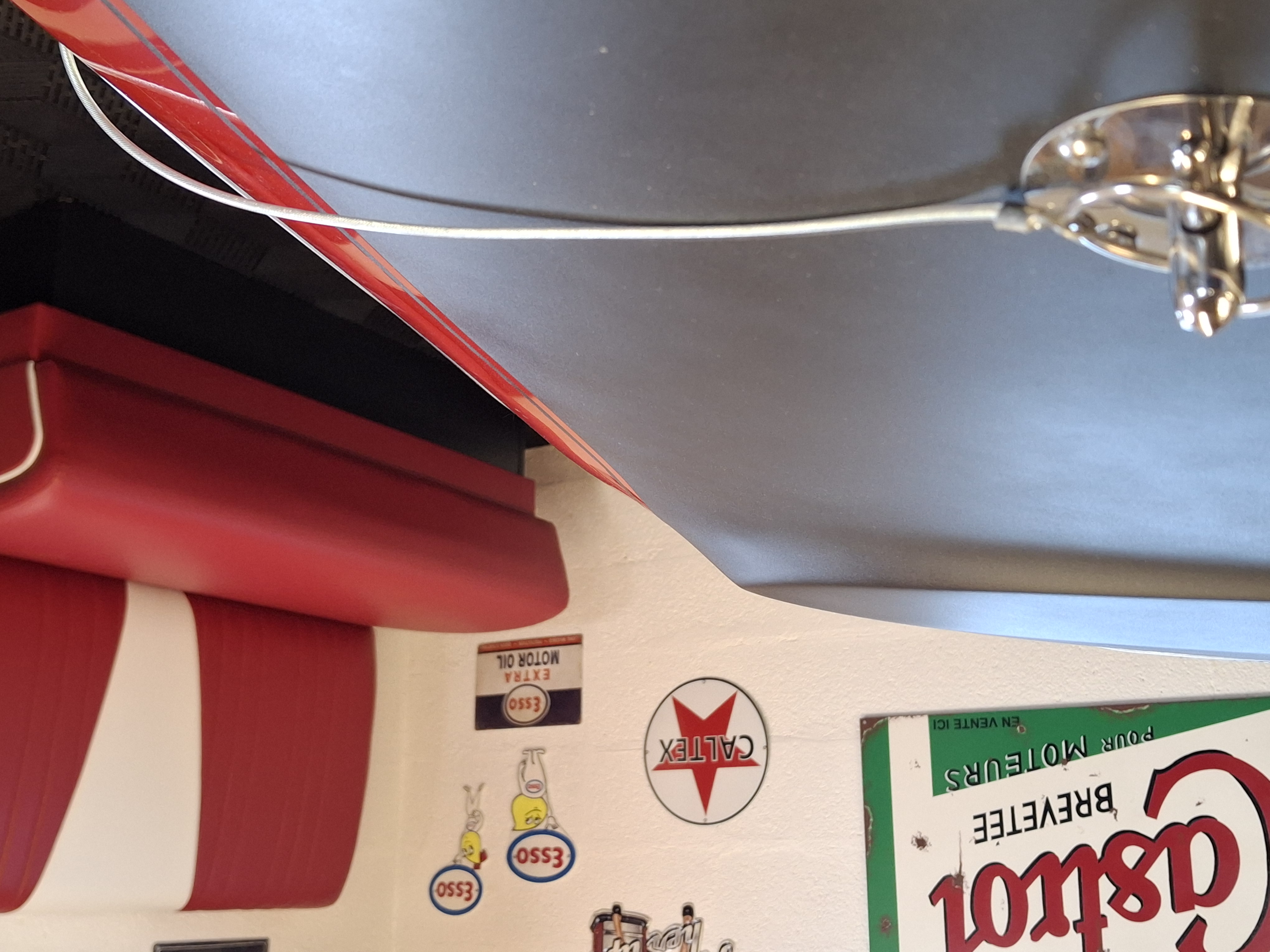 Clatex flat enamel sign