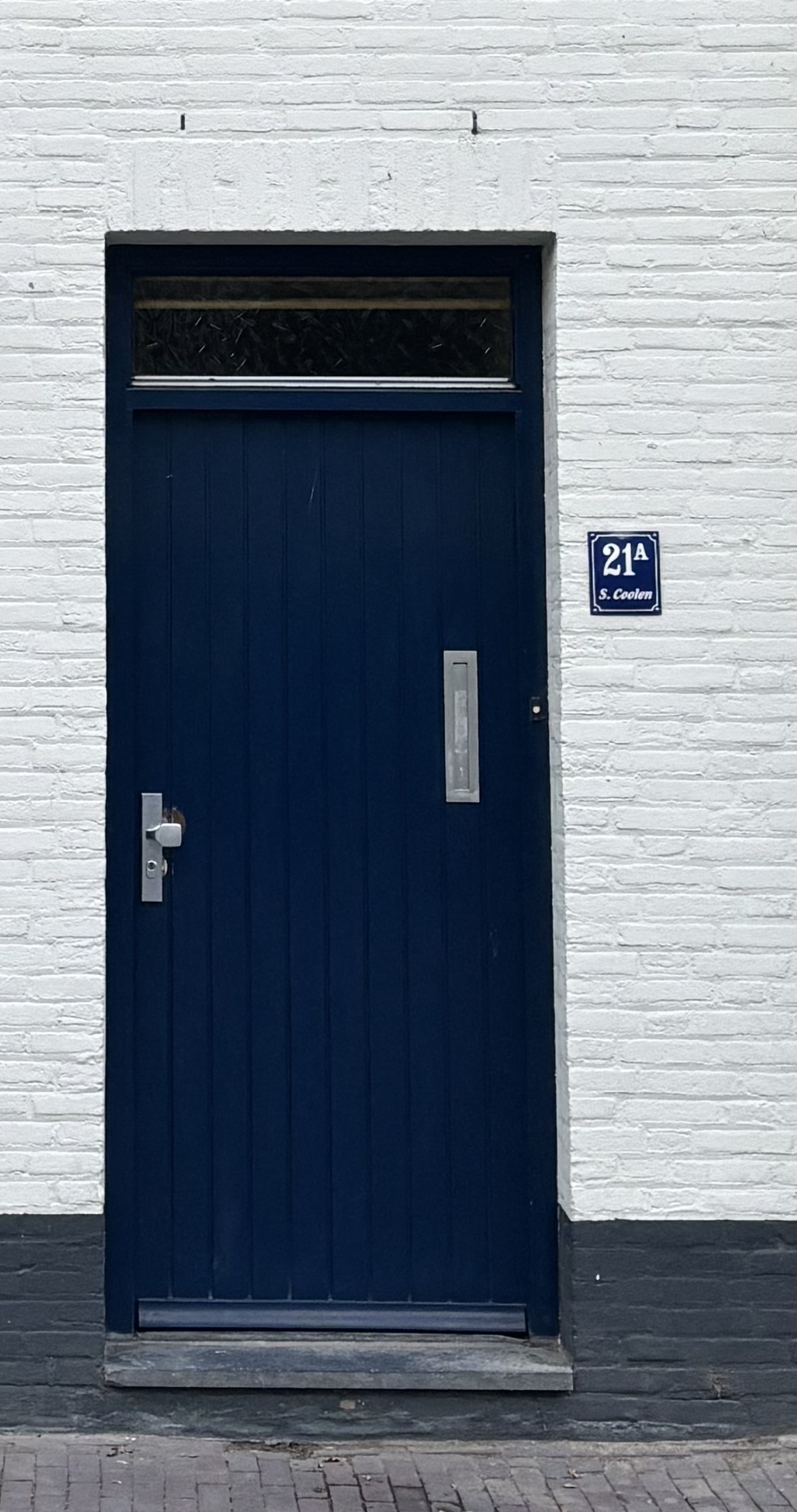 Combo house nr + name with frame