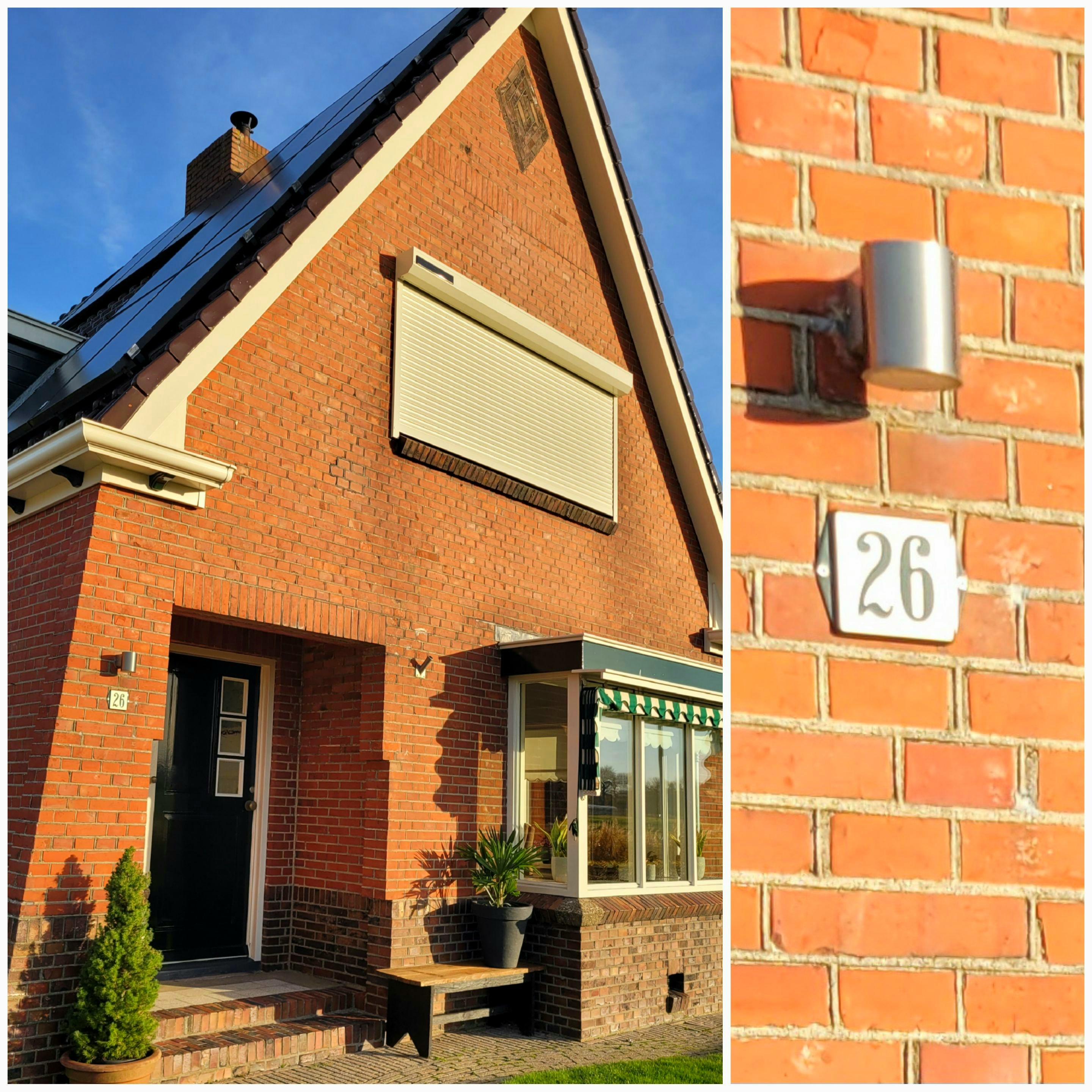 House number model ear colored ears