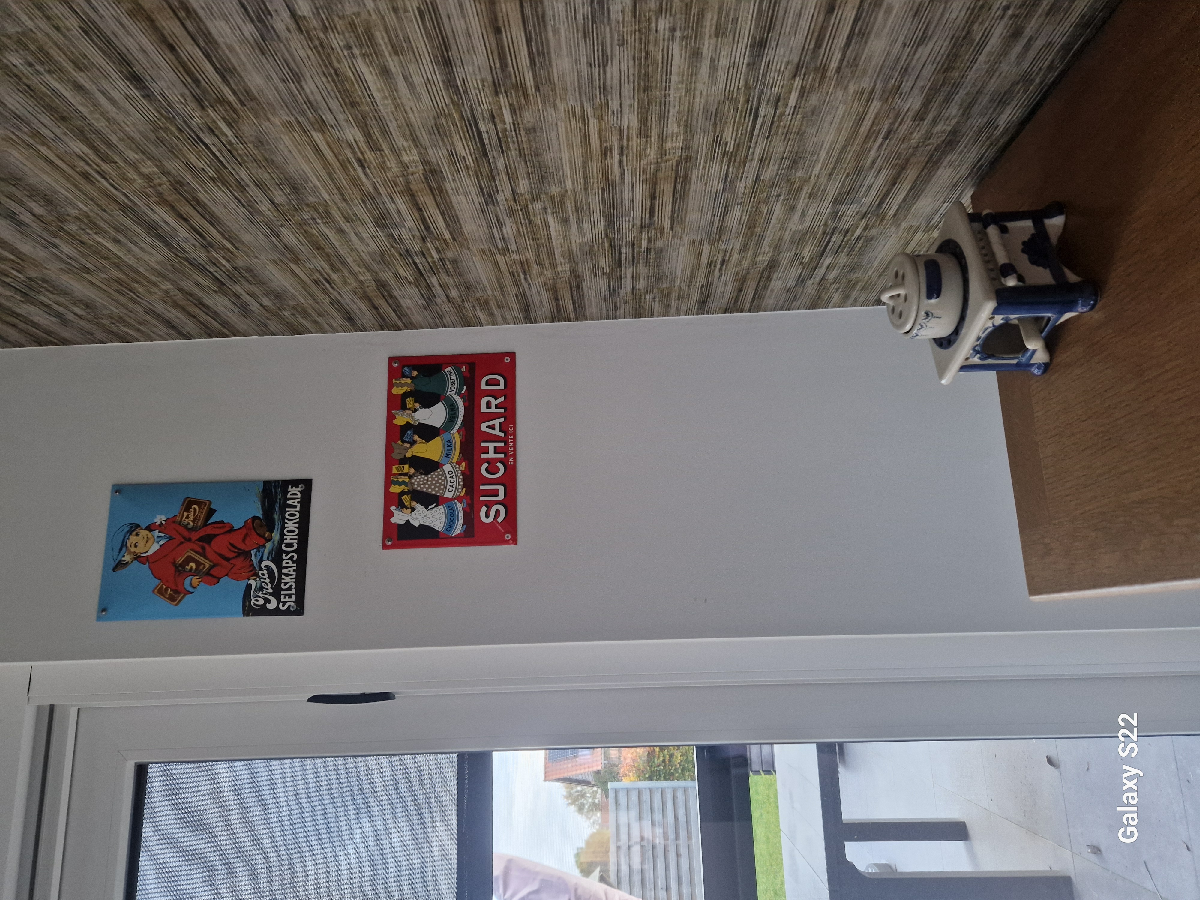 Enamel sign Freia Selskaps chokolade