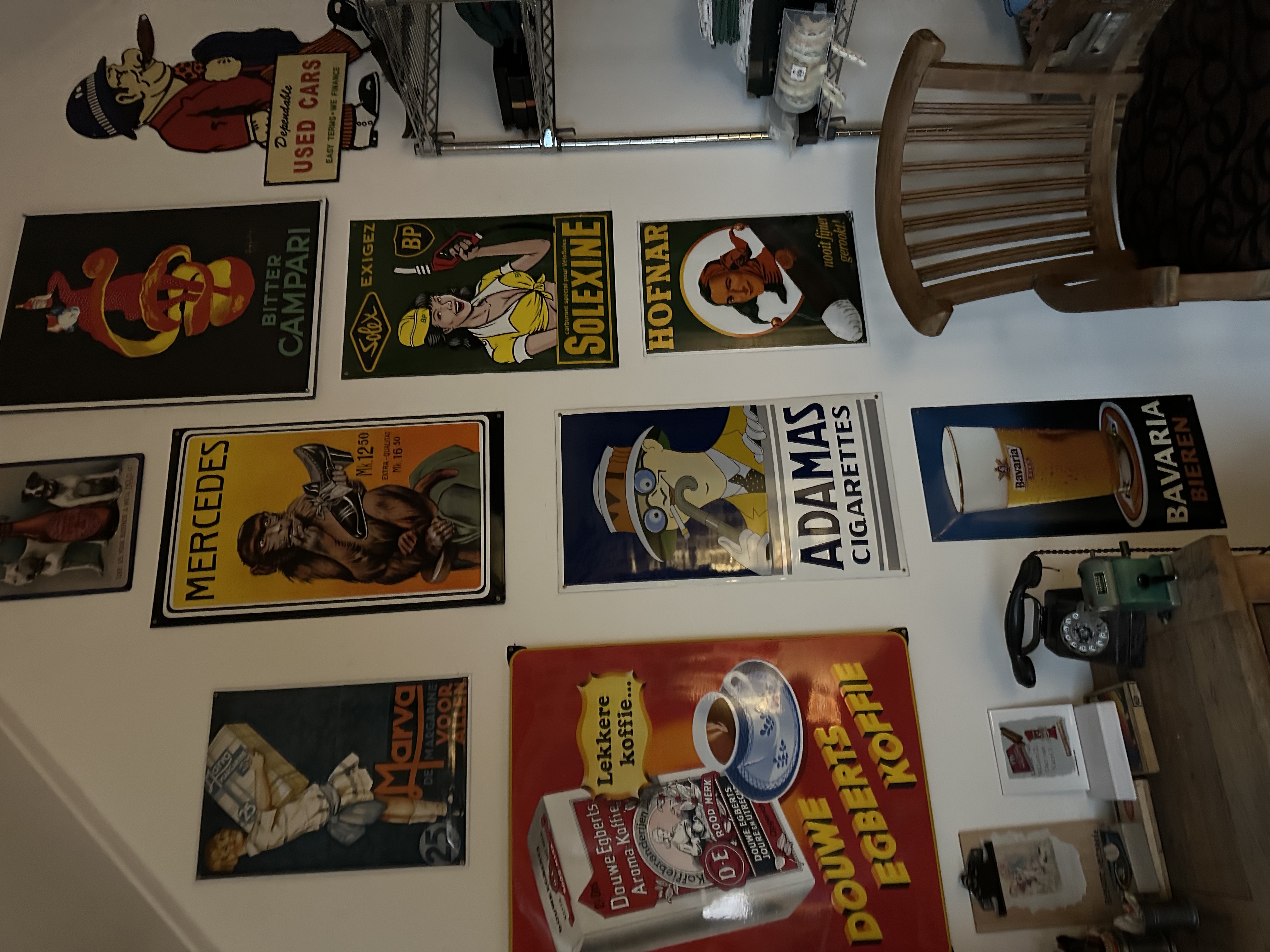 Bitter Campari enamel sign