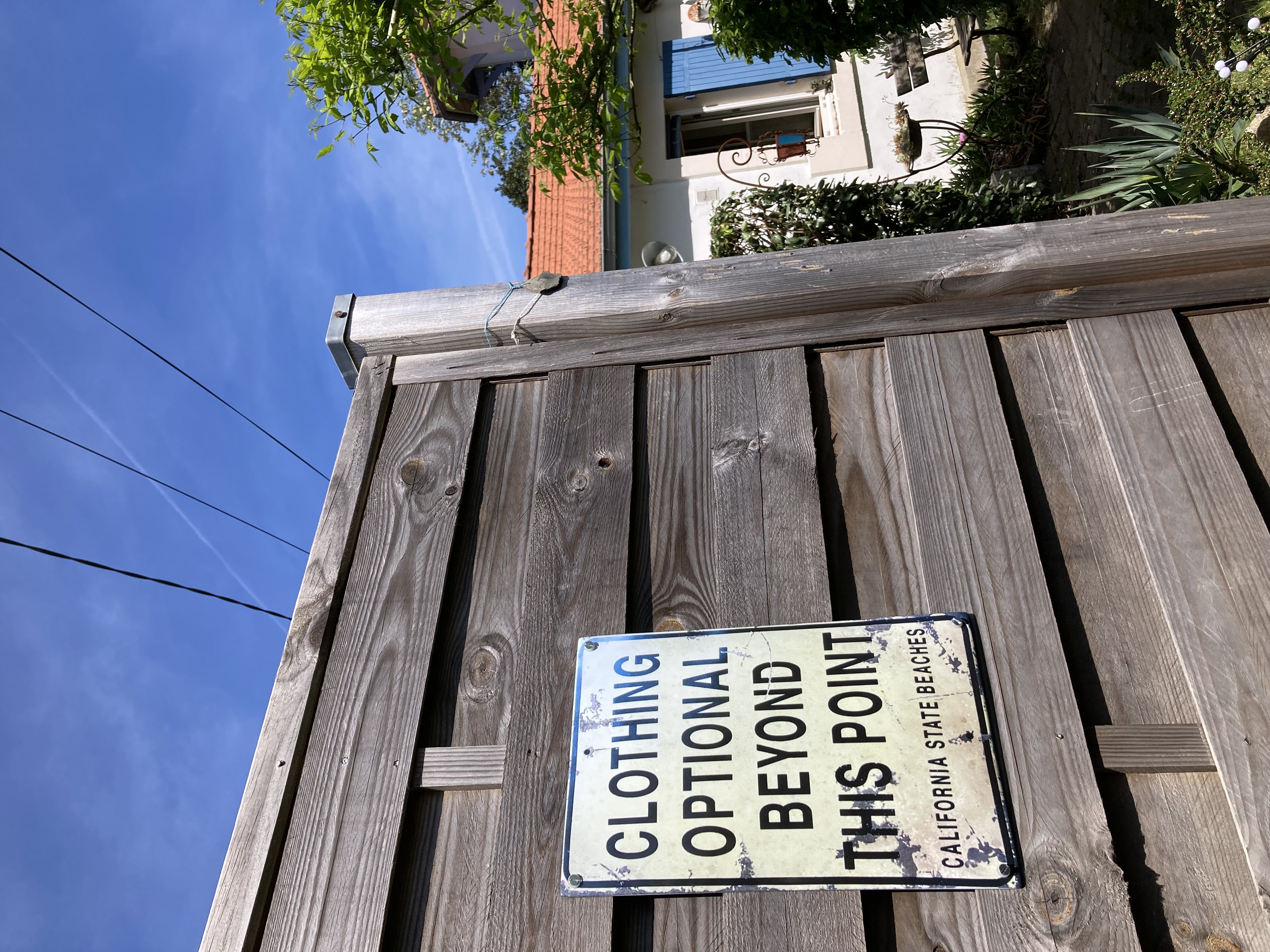 Personalized pet warning sign enamel