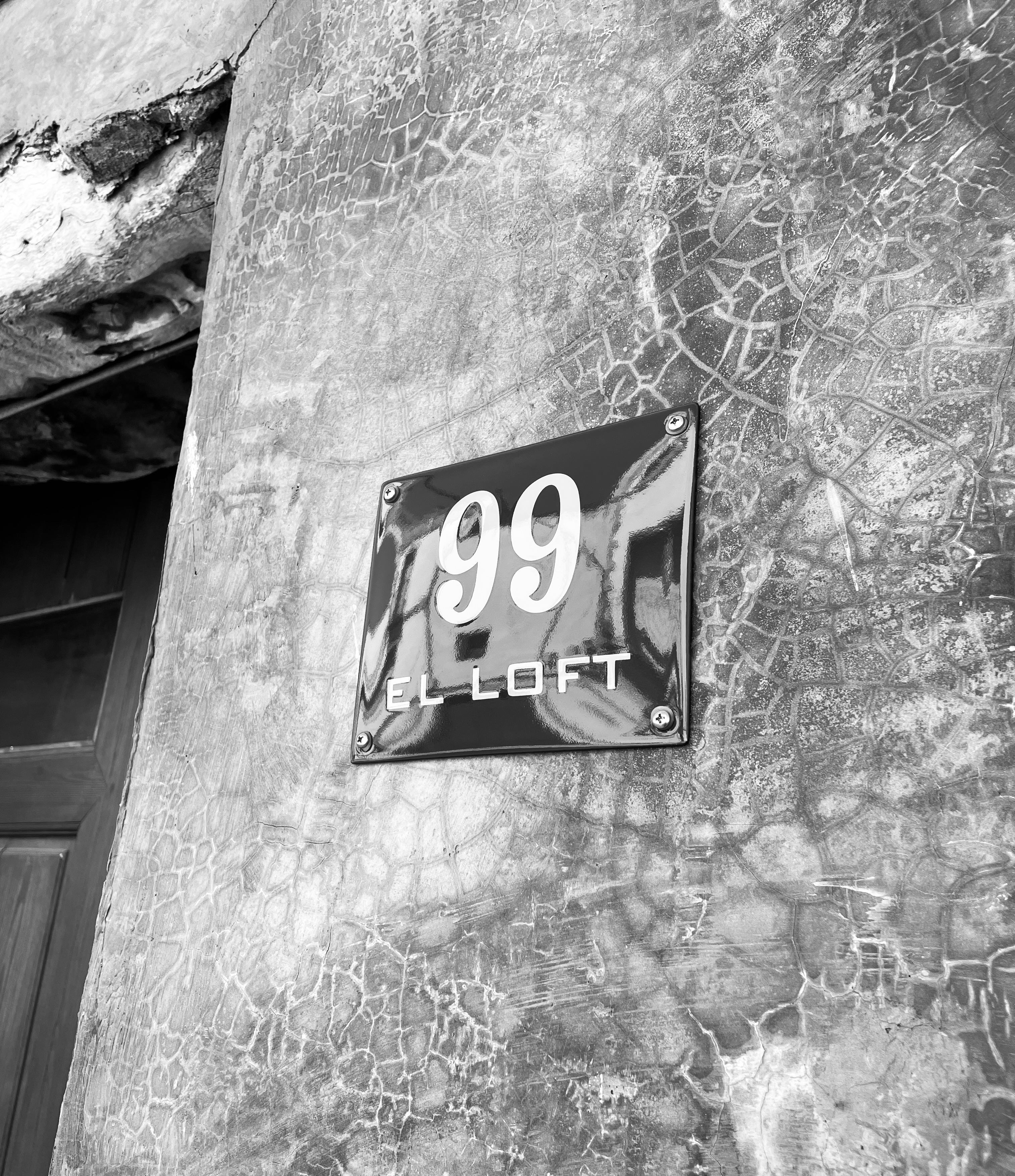 Combo house nr + name without frame