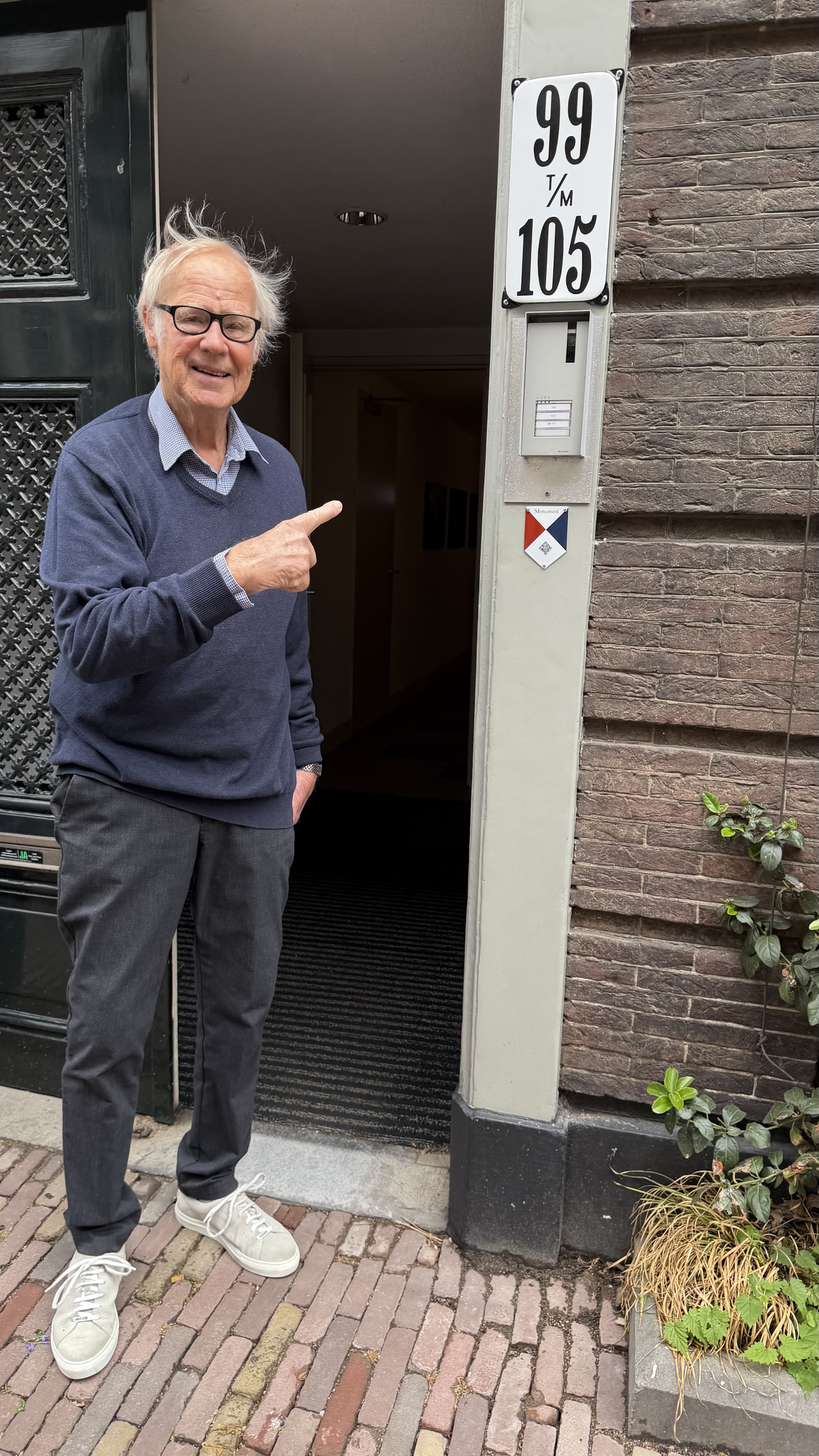 House Number Sign for Apartment Entrances